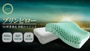 頭がうれしいぷりぷりプリンピロー。DORE枕シリーズ第3弾　