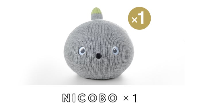 Panasonic NICOBO グレー球形フィギュア パナソニック開発】気ままな同居人ロボット「ニコボ」。寝言やオナラ