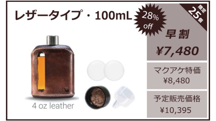 現代によみがえるガラス製フラスク。機能的で美しく、ウイスキーの香り