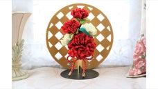 日本の造花職人が作る母の日の縮緬カーネイション