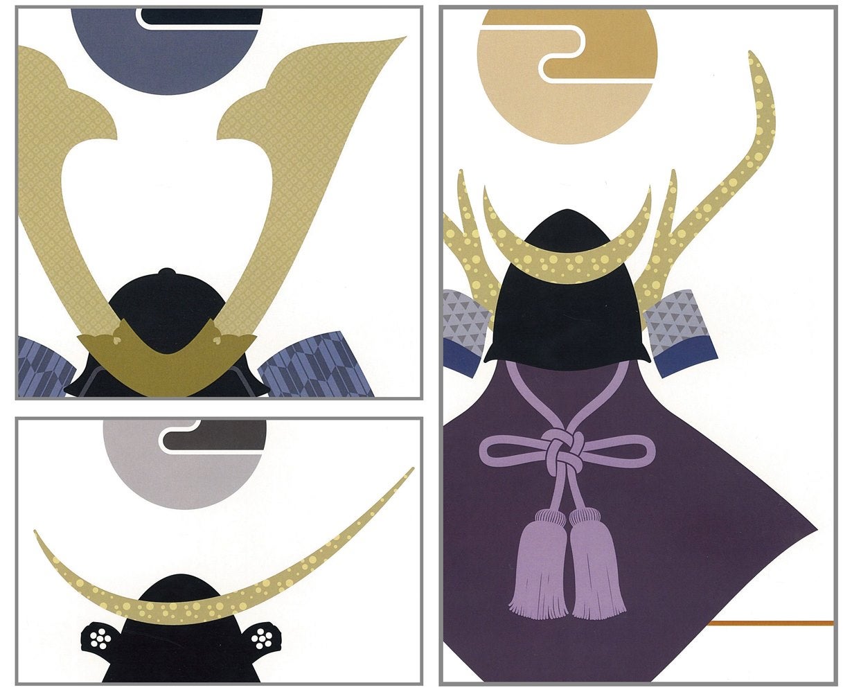 こどもの日が待ち遠しくなる！額に入った兜飾り「KAKEKABUTO