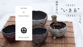 植物と共に生きる。うつわが活きる。「多肉植物 と 武雄焼」。