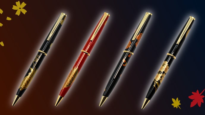 美しいデザインと職人たちの技。 高級蒔絵ボールペンでしるす、特別な
