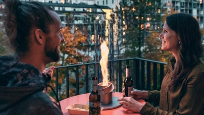 ドイツ発アウトドアも室内も焚き火気分。トルネード式ファイヤー