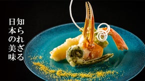 一流の日本料理人達が佐渡のおけさ蟹をテーマに豪華競演。蟹尽くしの限定コースを用意