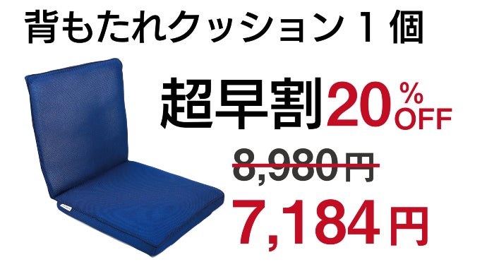 座ると無重力！新感覚3Dコアで極楽の座り心地 治療院監修 【超軽量