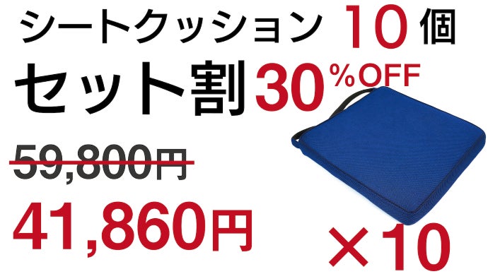 座ると無重力！新感覚3Dコアで極楽の座り心地 治療院監修 【超軽量