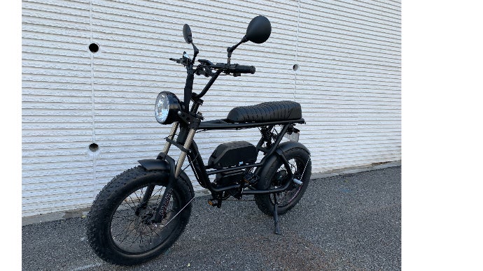 新品 Maverick 電動バイクバスケット(カゴ) マーベリック チャリ自転車 遊べる電動バイク マーベリックS1 二人乗り可 ペダル付【原付二