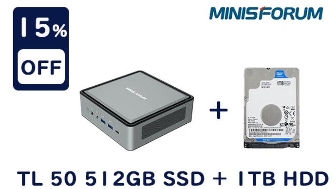 小さくても本格派！仕事も趣味も即戦力で使える高性能ミニパソコンTL50