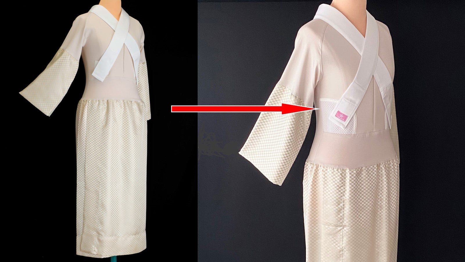 もっと手軽に！オールインワン着物インナー『びじゅばん』簡単なのに