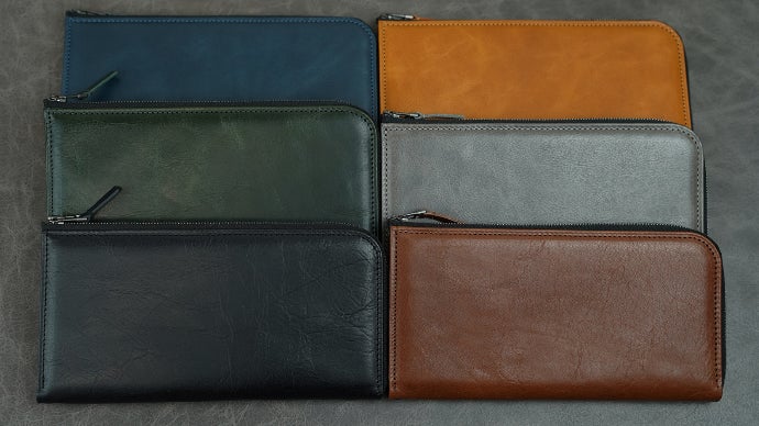 【makuake】 レザー 長財布 スマートで大容量！丁度いいサイズを目指したこだわり『長財布