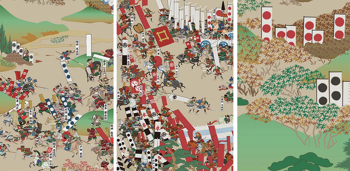 戦国時代のクライマックスを完全再現 現代決定版「関ヶ原合戦図