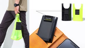 もう忘れない。カードポケットに収まる、クレジットカードサイズのエコバッグ