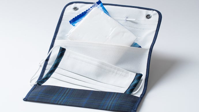 英国キンロック・アンダーソン社認定【松浦タータン】プリーツマスク