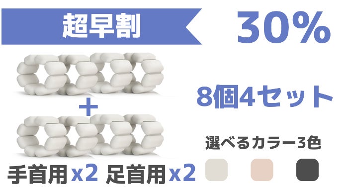 着用するだけで運動効果を高める低重量リストウェイト「ライフィット