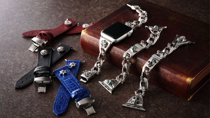 シルバー×天然石！シンプルなアップルウォッチを、魅せるAppleWatchに
