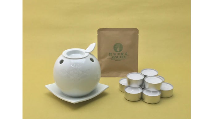 テレワークの休憩や寝室に。自然なお茶の香りと溢れる光が幻想的。三
