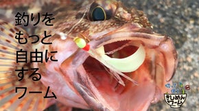 押出成形で作ったワーム！まるで麺みたい！？きしめんワーム!!