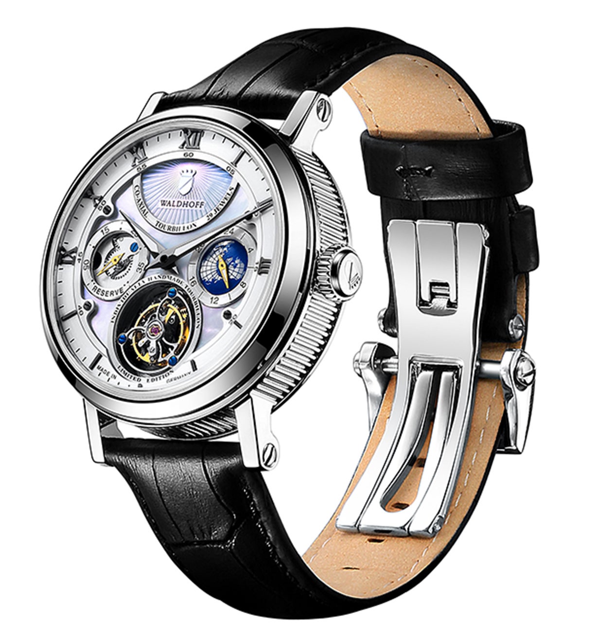 ドイツの本格派トゥールビヨン第2弾】孤高の芸術的デザイン。職人技手