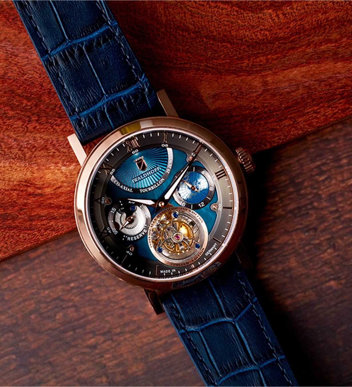 ドイツの本格派トゥールビヨン第2弾】孤高の芸術的デザイン。職人技手