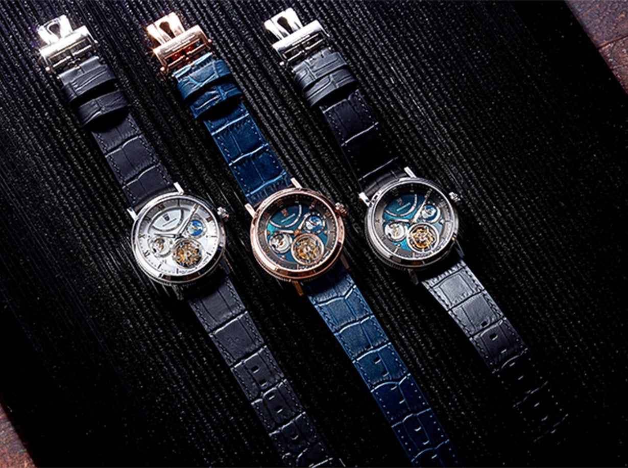 ドイツの本格派トゥールビヨン第2弾】孤高の芸術的デザイン。職人技手