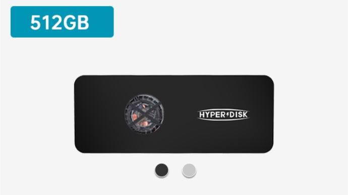 HYPER DISK 外付けSSD 512GB ブラック 大容量データ転送も簡単快適！超小型・指サイズSSD「HyperDisk X」登場