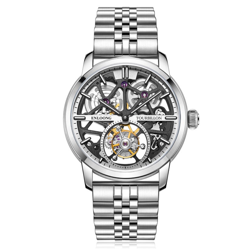 ENLOONG】日本デザインのトゥールビヨン腕時計！渾身の力作がついに