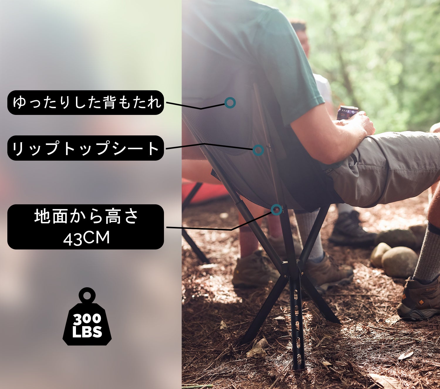 快適チェアがボトルサイズに！デンマーク発・アウトドアチェア