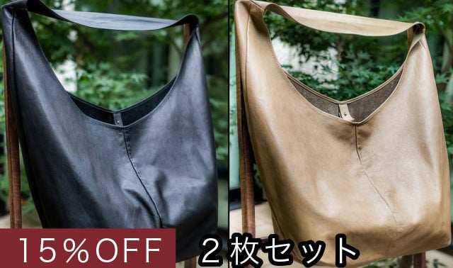 軽量×本革】ミニマリストの洗えるレザーマルシェバッグ｜マクアケ 