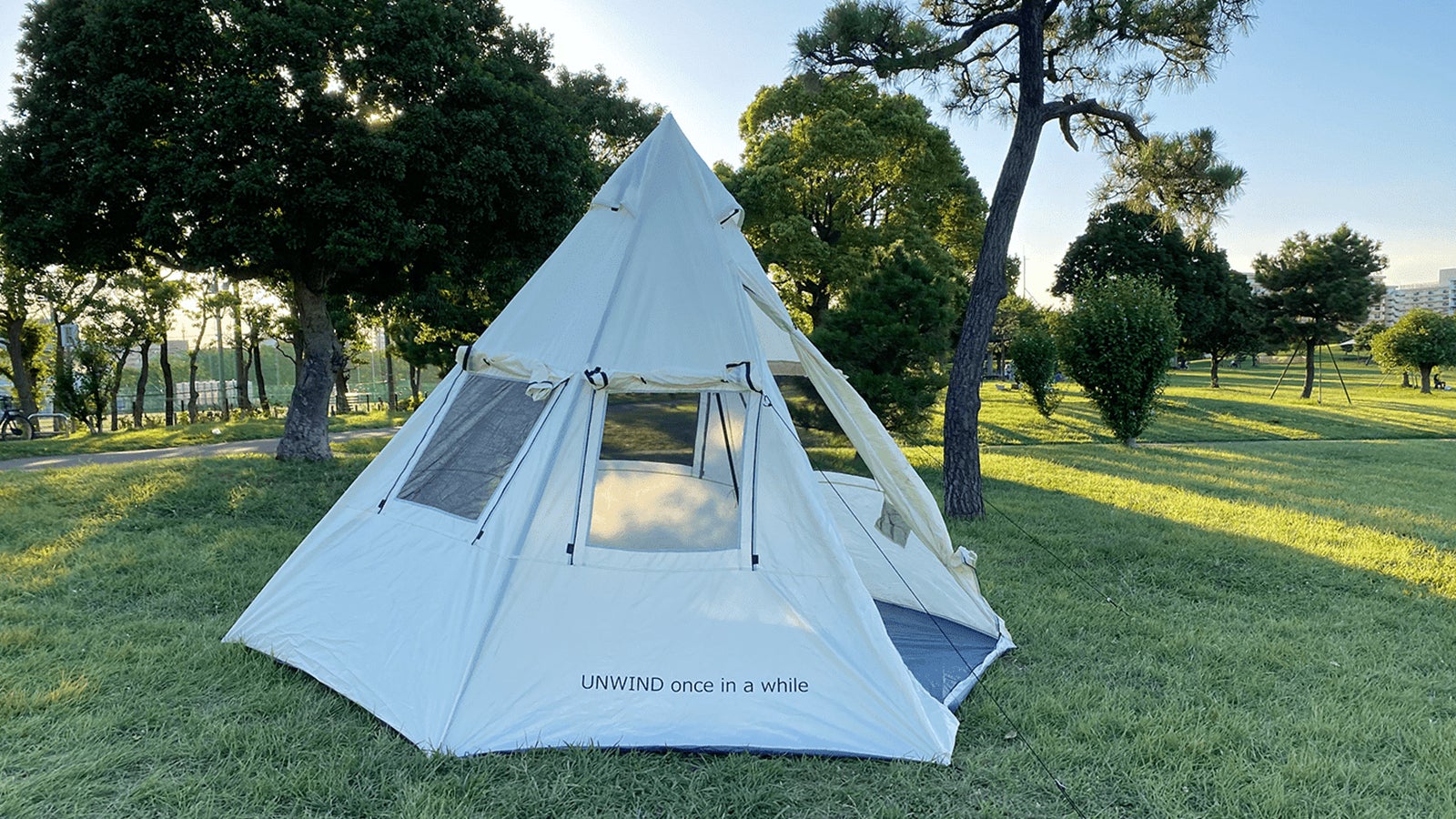 Makuake｜夏! アウトドア! ソロタープ! I ONE POLE MINI TARP'21 実行