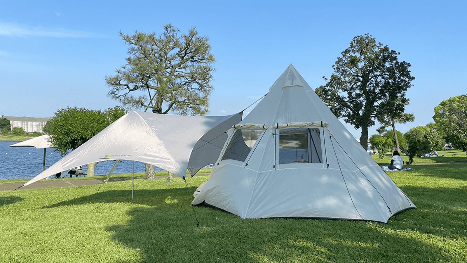 Makuake｜夏! アウトドア! ソロタープ! I ONE POLE MINI TARP'21 実行