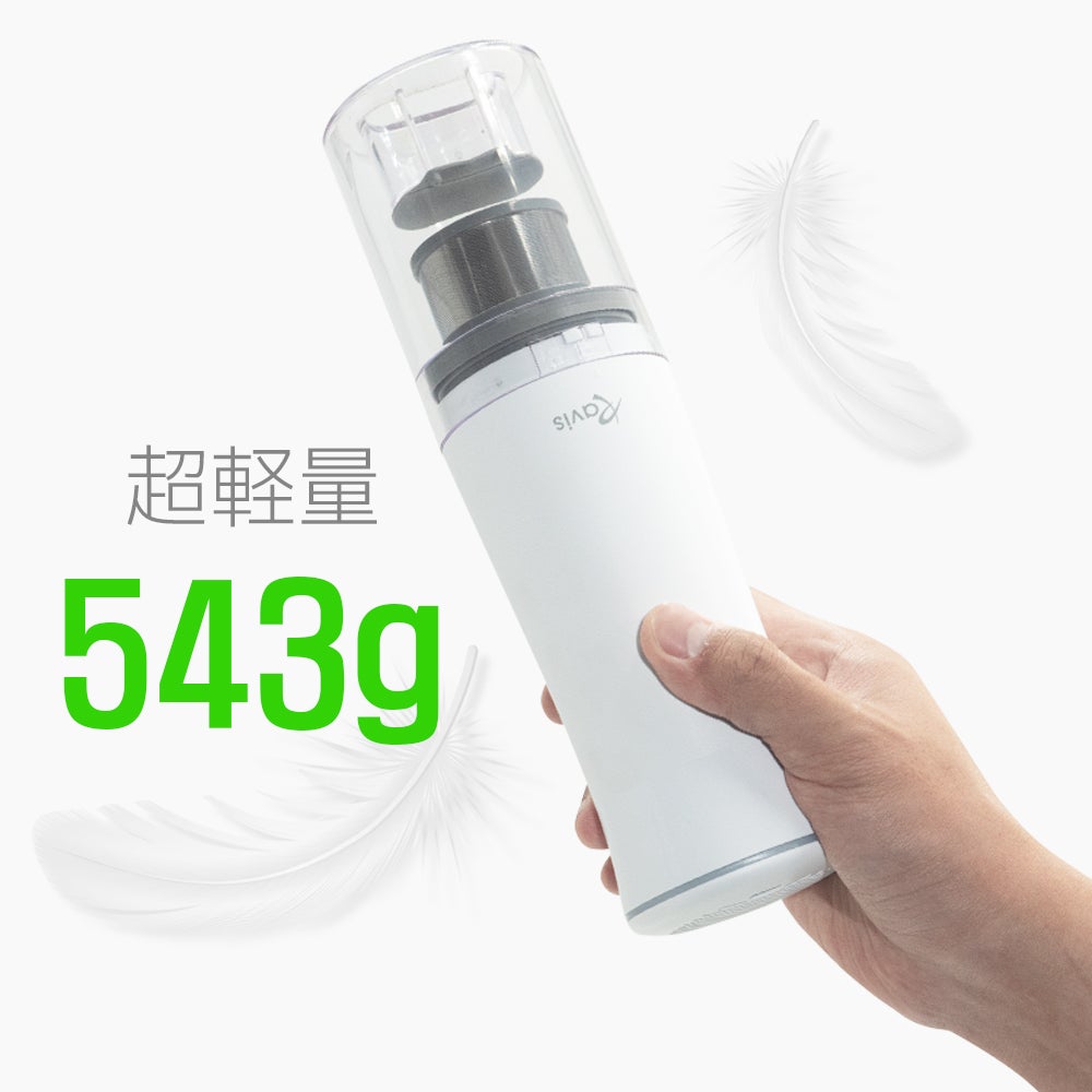 超軽量なのにパワフル！8000Paの吸引力！脱出用ツール付きハンディ掃除