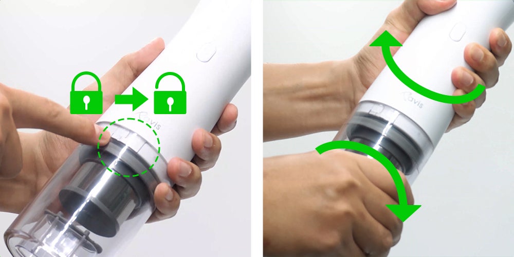 超軽量なのにパワフル！8000Paの吸引力！脱出用ツール付きハンディ掃除