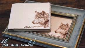 ヌメ革をキャンバスに絵を使う！画家が考案する財布  The one wallet