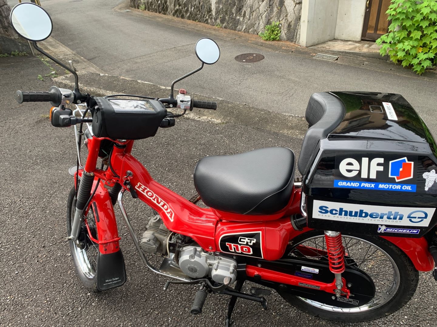 【美品】CT125ハンターカブ用ハンドルバーバッグ CT125ハンターカブ以外にも！】互換性が進化！超絶便利な