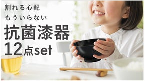 お皿洗いを楽にしたい！軽くて割れにくい！【抗菌漆器12点セット】