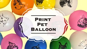 大事なペットの記念日をバルーンでお祝い！「プリントペットバルーン」