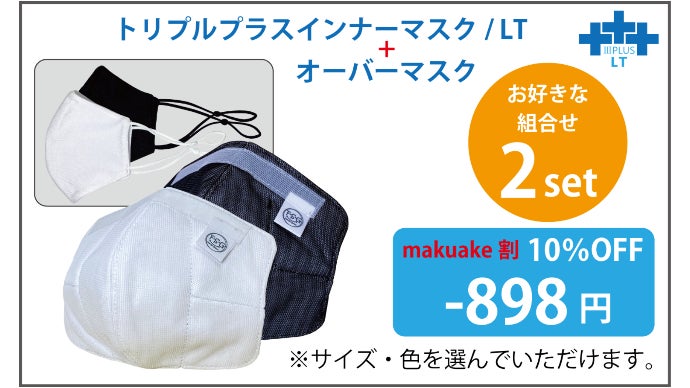 口元快適！【マスクが口に貼り付かない、超立体・布製インナーマスク