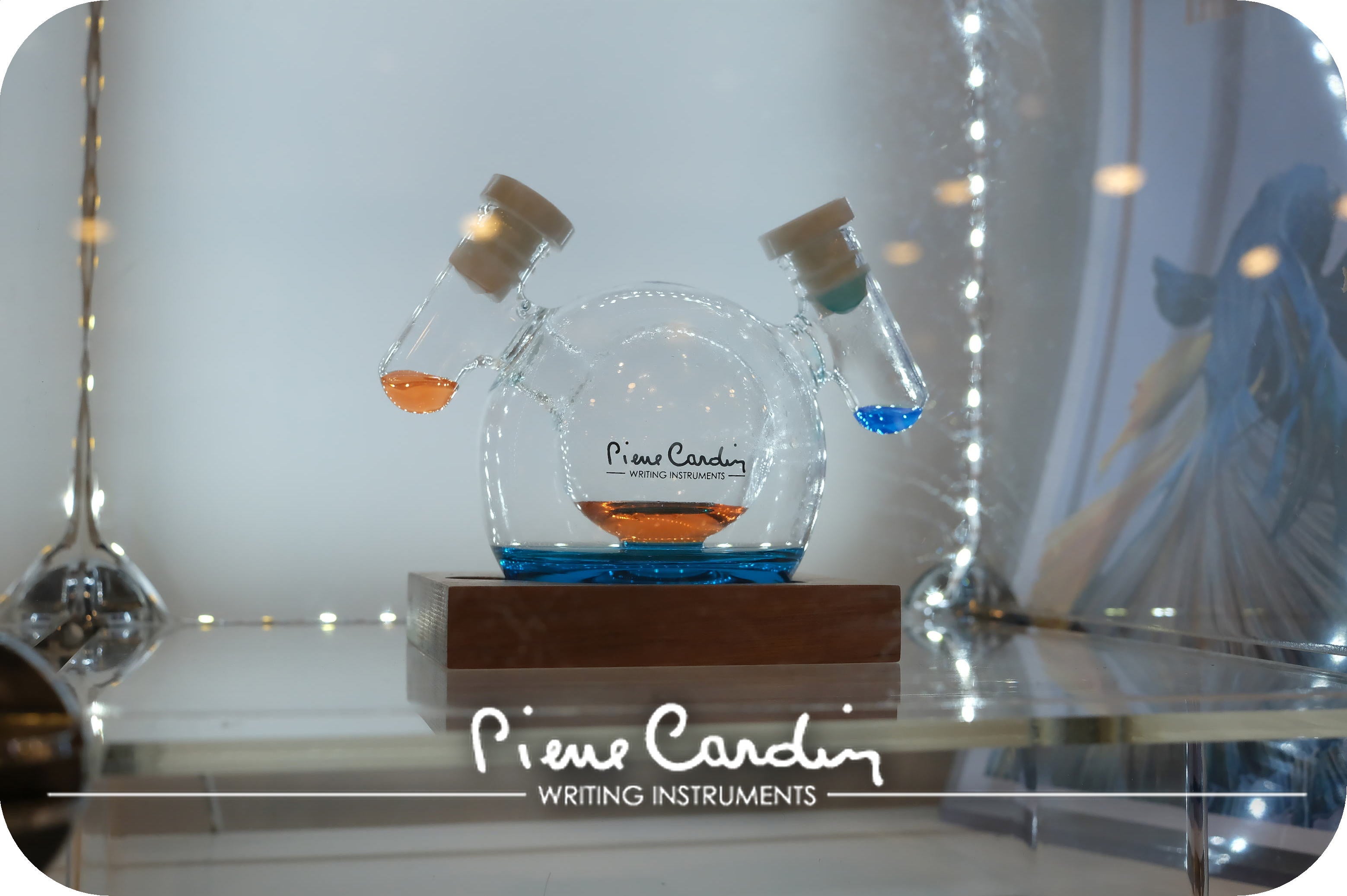 Makuake｜《日本先行販売》 ピエールカルダン ガラス製インク壺【iDUO