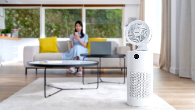 空気清浄機とサーキュレーターをIoTで1つに。清浄した空気を風に乗せ