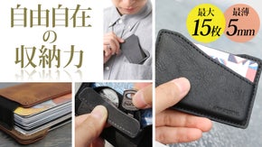 厚さ5mmにこんなに入る?キャッシュレス時代の財布はこれ！【ホールディ2.0】