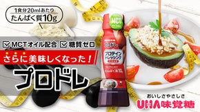プロテイン&times;ドレッシング　UHA味覚糖「プロドレ」復活プロジェクト