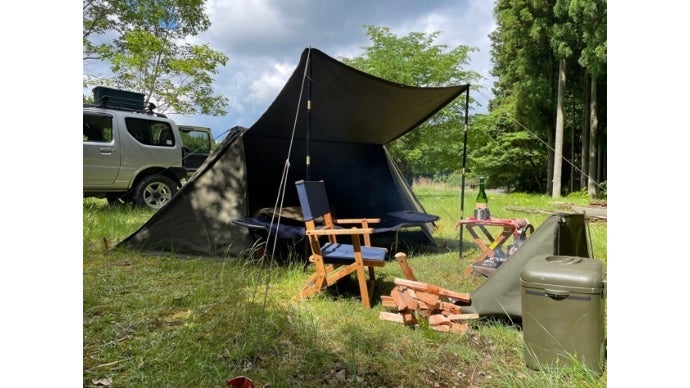 難燃素材を使って生産終了した米軍パップテントを作りました