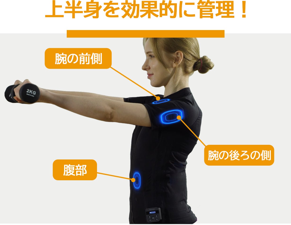 着て運動するとエネルギー消費量が増加！運動効果UP！【Hekatec
