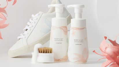すすぎ不要】驚くほど簡単に靴を洗える。ROSYLILY シューズシャンプー 