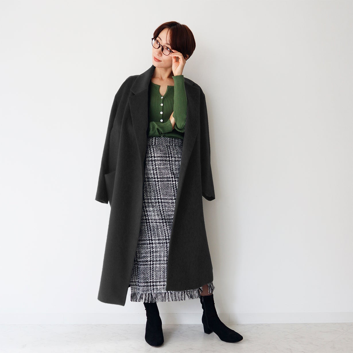 冬が楽しみになる。ずっと包まれたい風合いの”極上カシミヤ100％コート