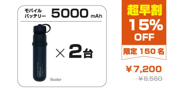 キャンプで差がつく！アウトドアギアとしても使えるモバイルバッテリー
