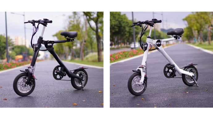 ワンタッチでスマートな折りたたみ電動アシスト自転車 BORNTORUN