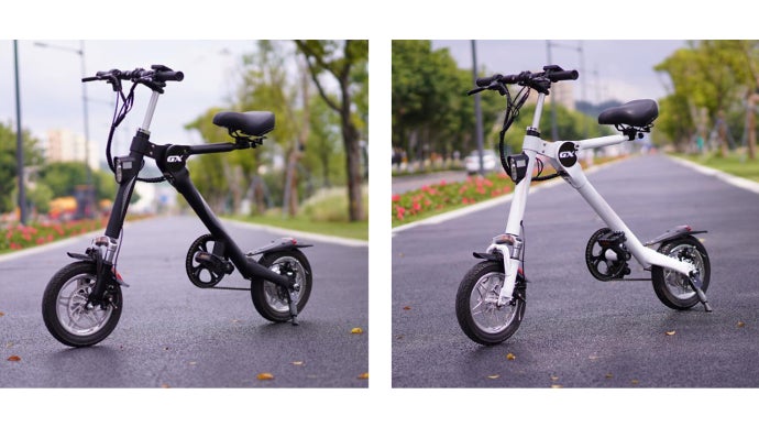 ワンタッチでスマートな折りたたみ電動アシスト自転車 BORNTORUN