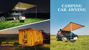 カーサイドオーニング タープ ＆ロールアップ収納 ルーフテント